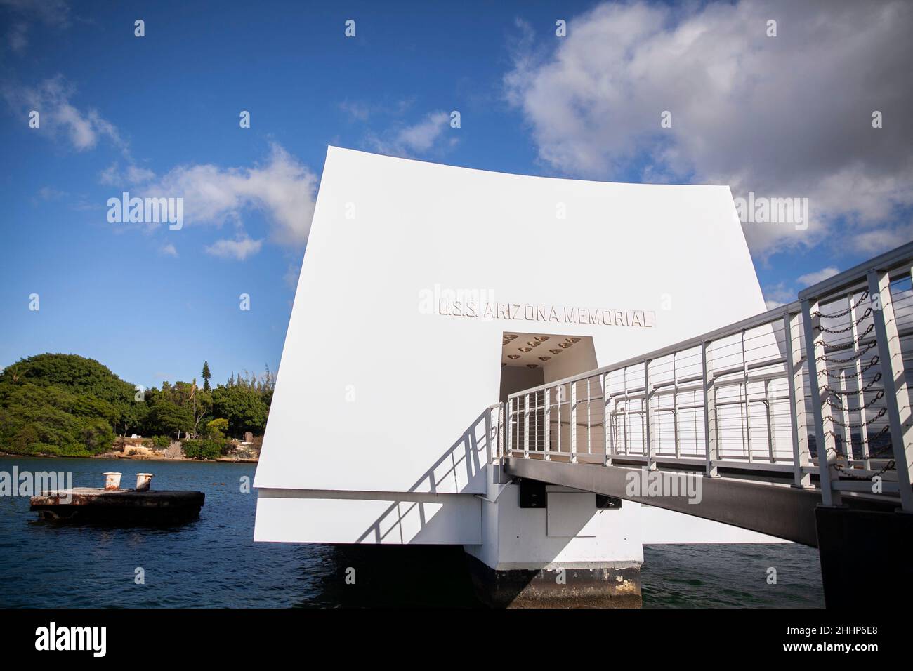 Pearl Harbor National Memorial, Hawai Foto de stock