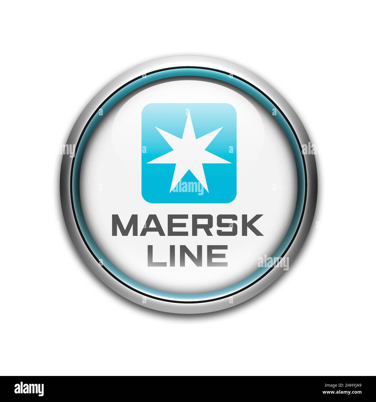 Logotipo de Maersk Line Fotografía de stock Alamy