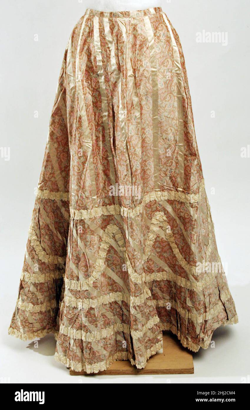 Petticoat 1890s Americano. Petticoat 86367 Foto de stock