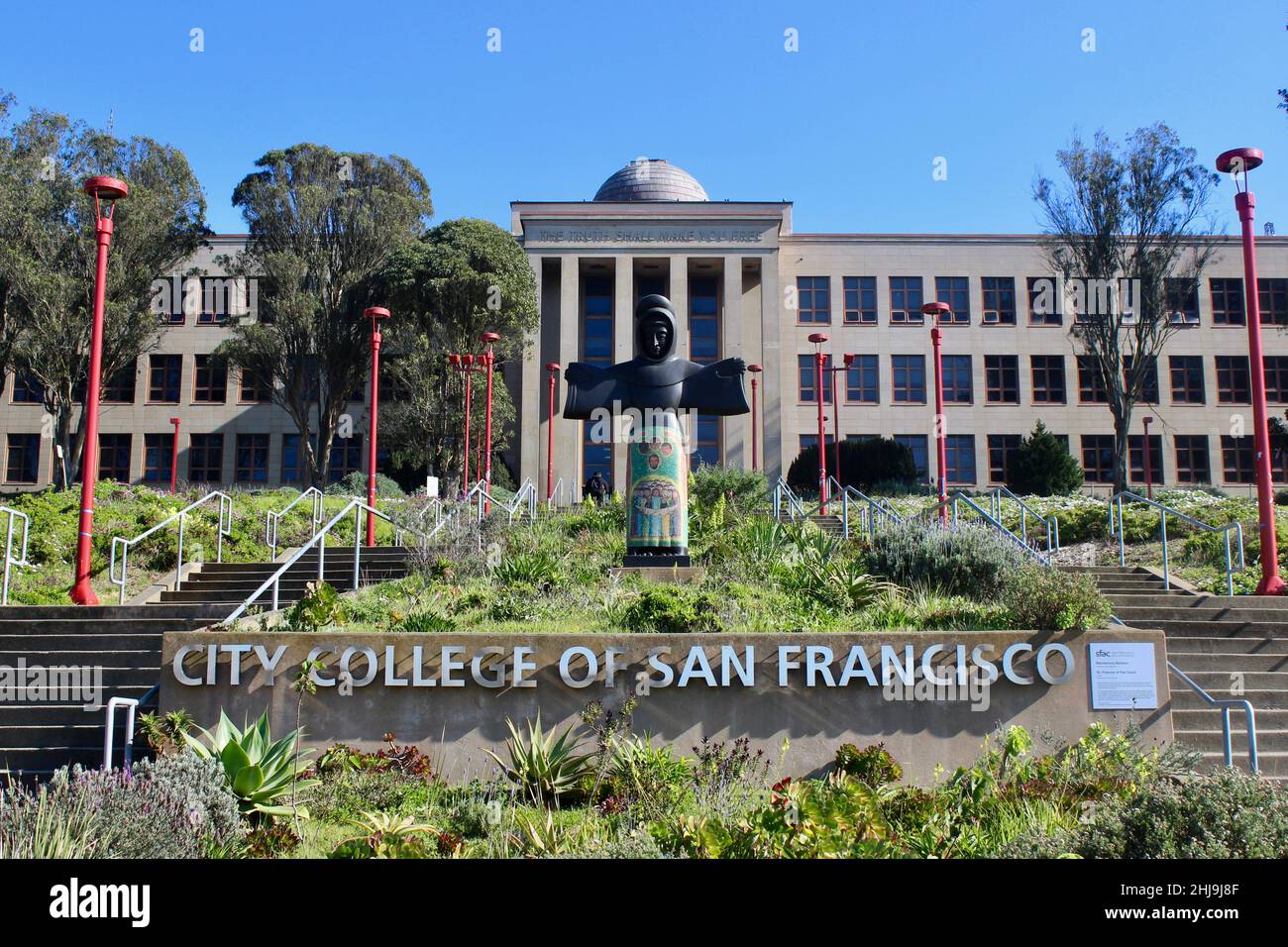 Science Hall, City College of San Francisco, San Francisco, California Foto de stock