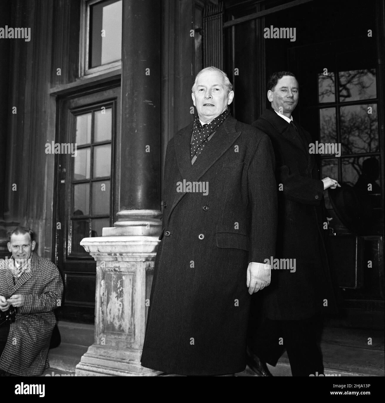 Primera reunión del Consejo Nacional de Desarrollo Económico. En la foto, Sr. Selwyn Lloyd. 7th de marzo de 1962. Foto de stock