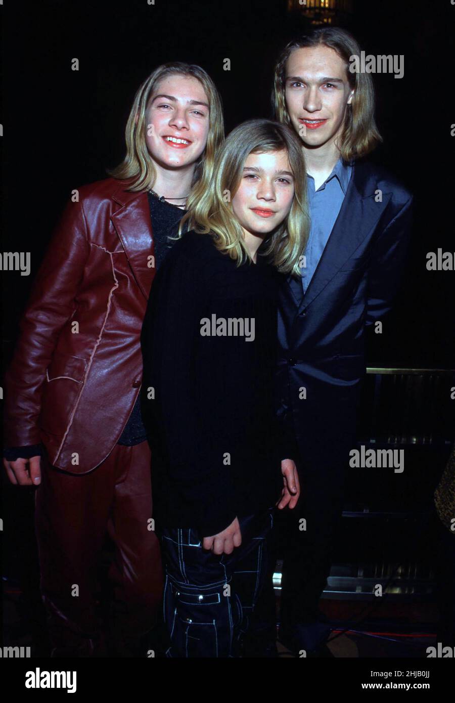 Hanson (l-r): Isaac Hanson, Zac Hanson, Taylor Hanson on 25.05.2000 in  München / Munich.