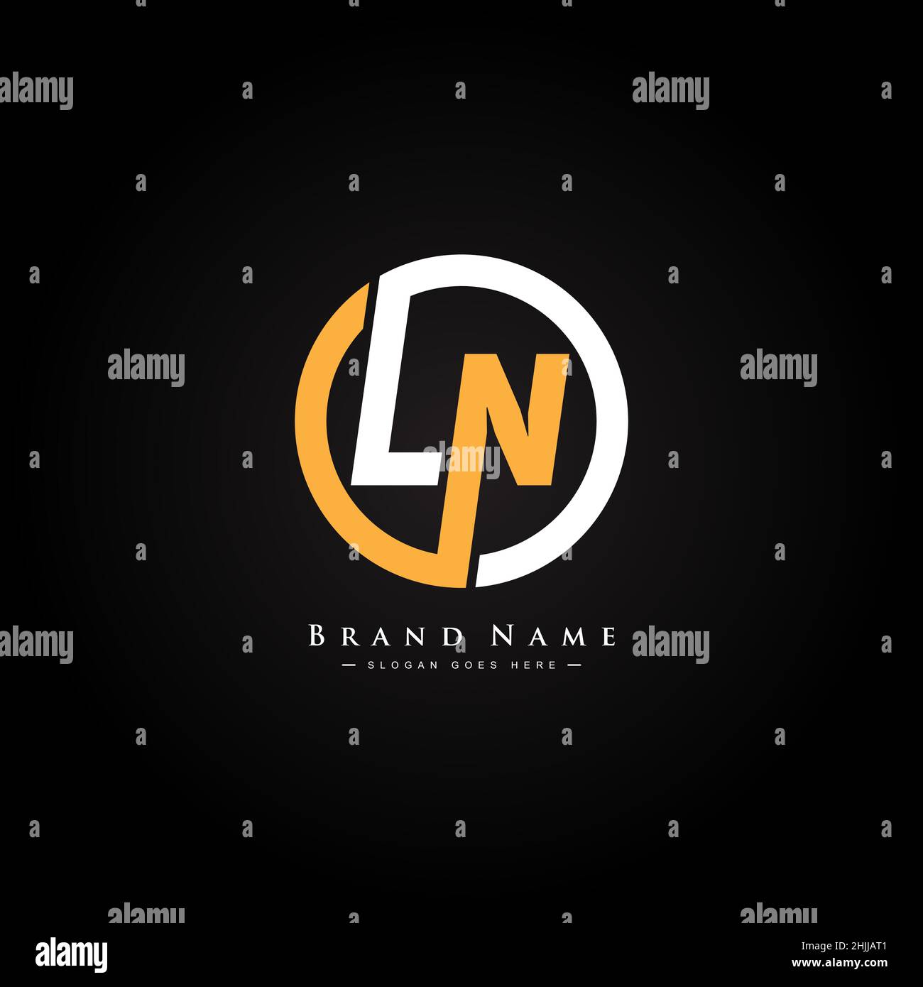 Letra inicial Logotipo LN - Logotipo de minimal Business para los ...