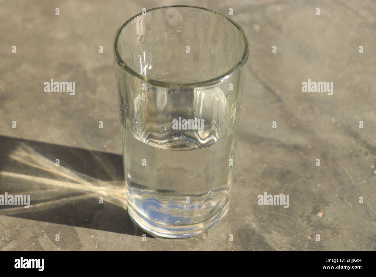 cristal de agua pura de cerca. Foto de stock