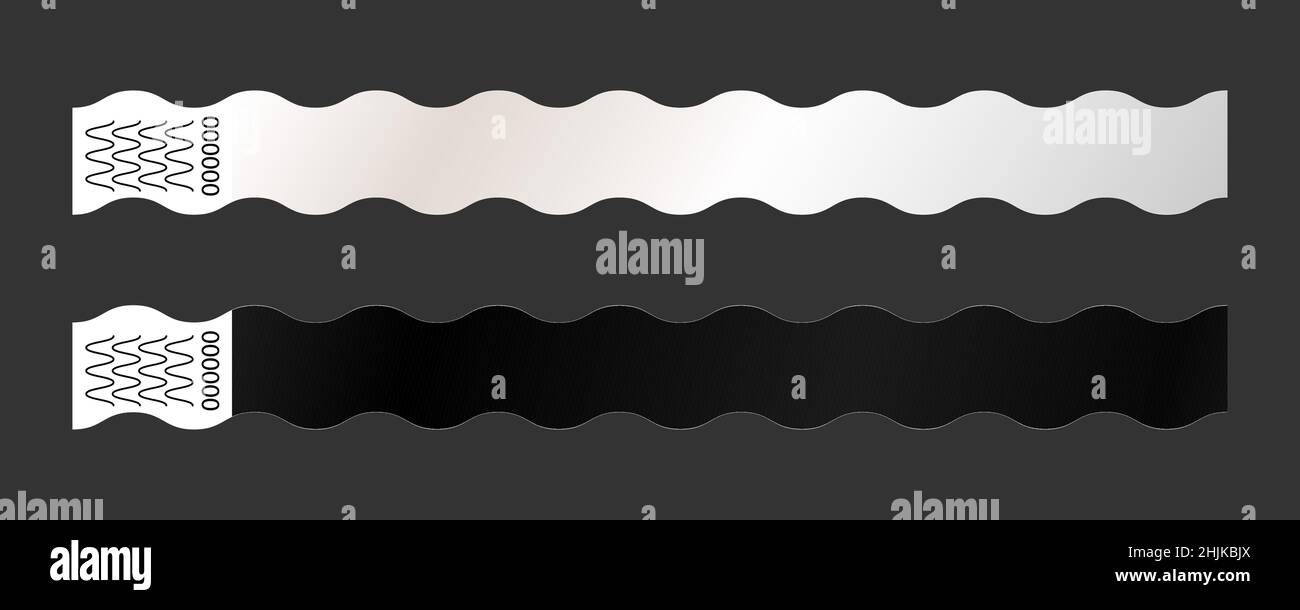 Pulsera de papel tyvek Imágenes vectoriales de stock - Alamy