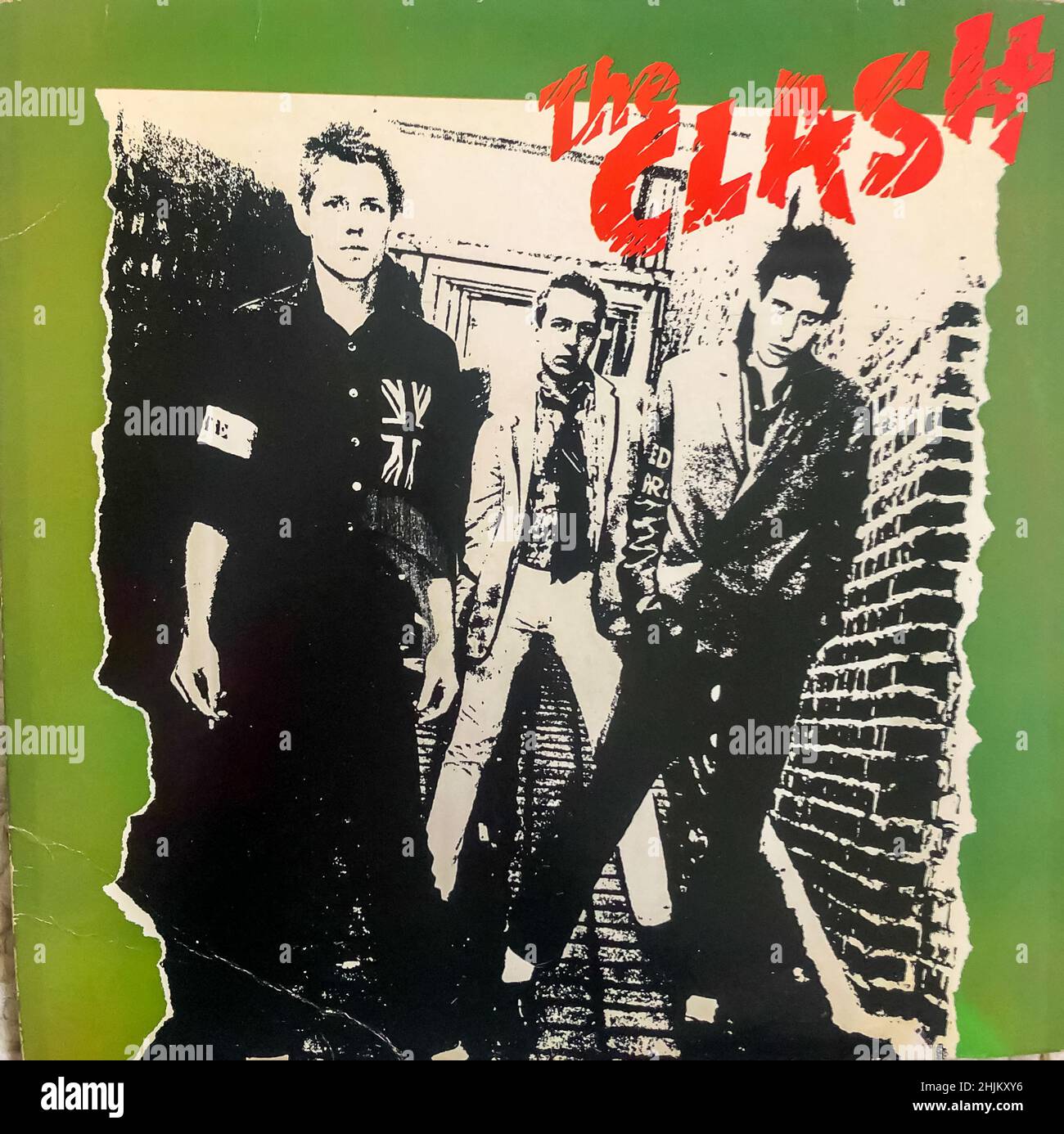 Rey Lear Siempre Preciso The Clash, Punk Rock Album Cover Music Collection, Epic CBS Records, 1970s,  punk 1977 Fotografía de stock - Alamy