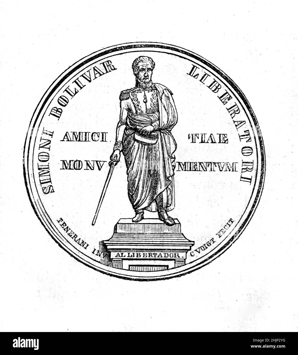 Memorial de simon bolivar Imágenes recortadas de stock Alamy