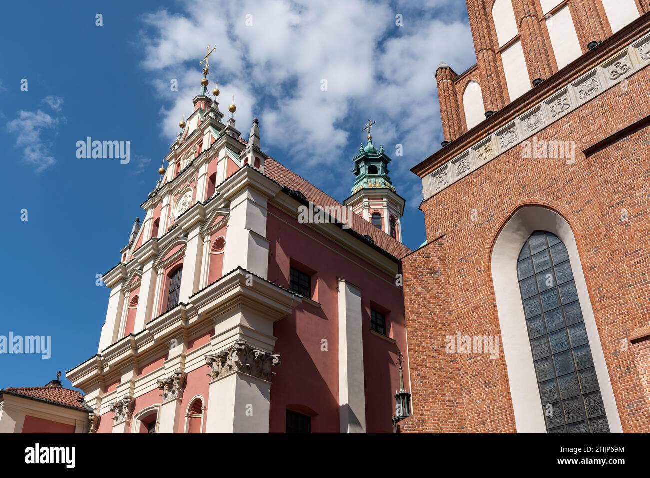 Iglesia Jesuita - Iglesia de la Madre de Dios - Varsovia, Polonia Foto de stock