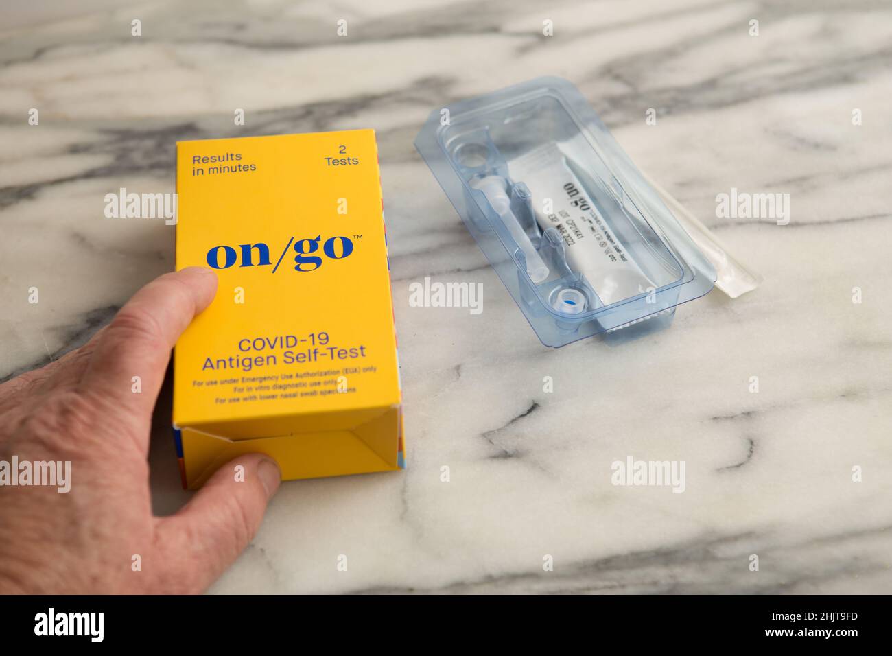 Prueba Covid En Casa Estados Unidos Fotos e Imágenes de stock Alamy