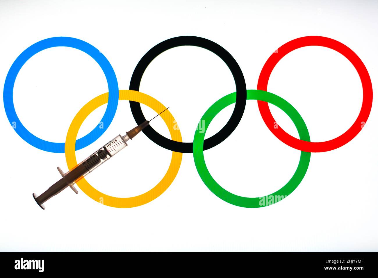 Se ven los anillos de las olimpiadas fotografías e imágenes de alta  resolución - Página 3 - Alamy