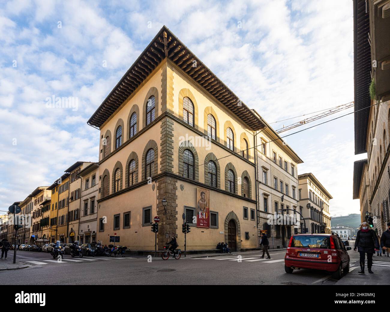 Florencia, Italia. 2022 de enero. Vista exterior del edificio del museo  Horne en el centro de la ciudad Fotografía de stock - Alamy