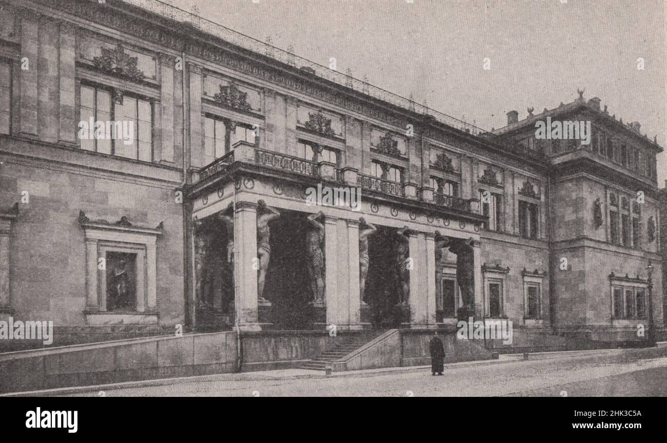 Donde Rusia alberga sus colecciones de arte inestimables. Petrogrado (San Petersburgo) (1923) Foto de stock