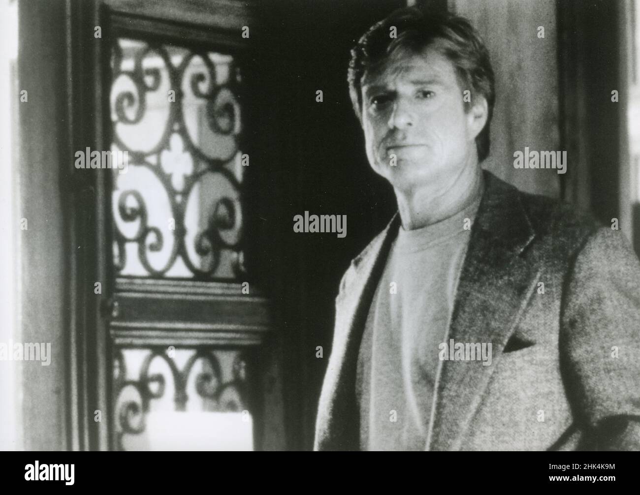 El actor estadounidense Robert Redford en la película Sneakers, EE.UU. 1992 Foto de stock