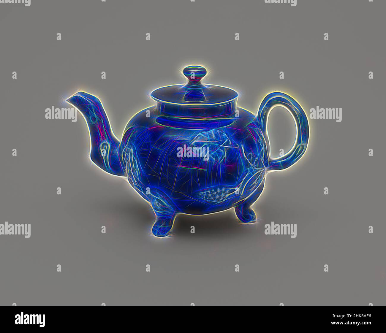 Inspirado por Teapot, Inglés, 175065, gres glaseado con sal y con slip