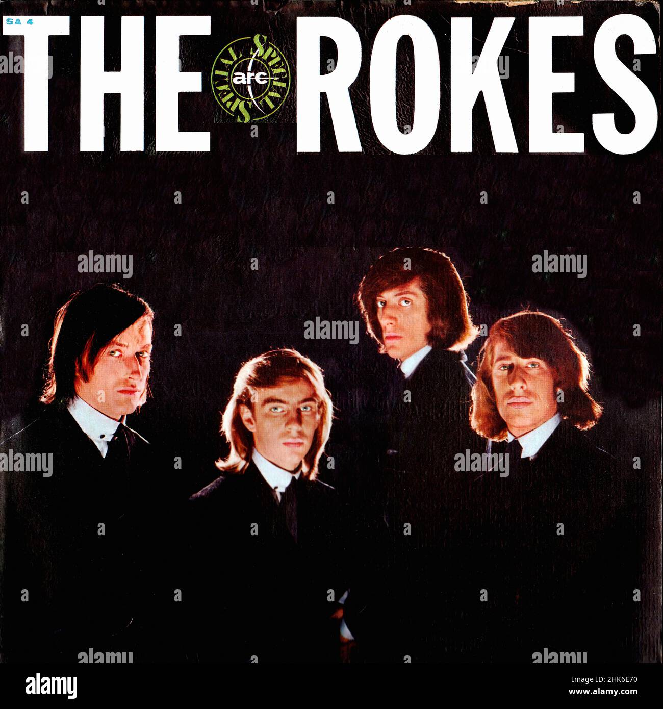 Vintage vinilo discográfico - Rokes, el - Same - Italia - 1965 Foto de stock