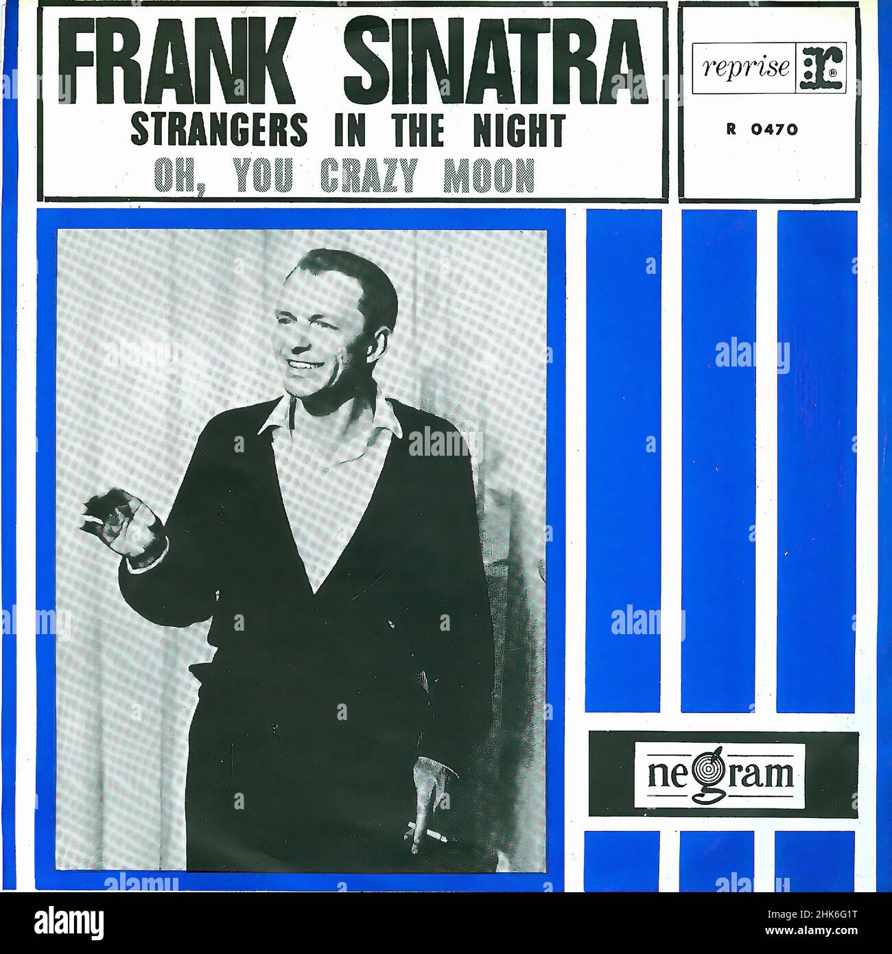 Vintage vinilo discográfico - Sinatra, Frank - Strangers in the Night - NL - 1966 Foto de stock