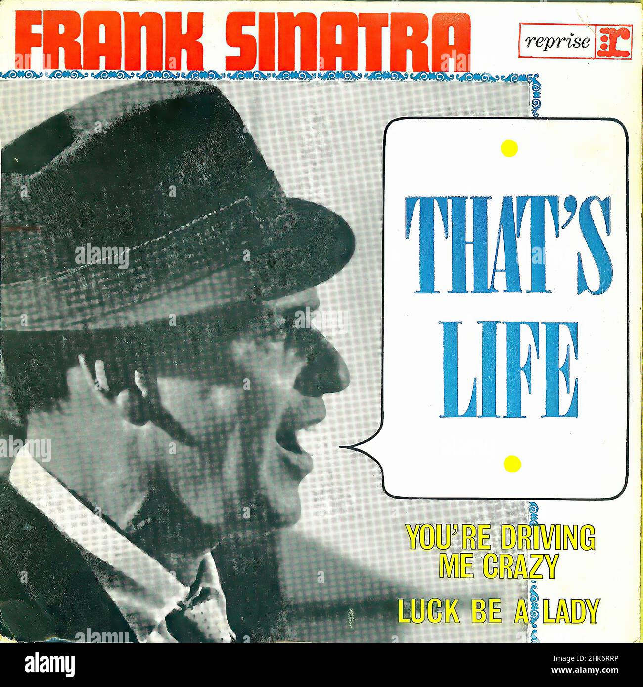Vintage vinilo record cover - Sinatra, Frank - Ese's Life - EP - F - 1966 Foto de stock