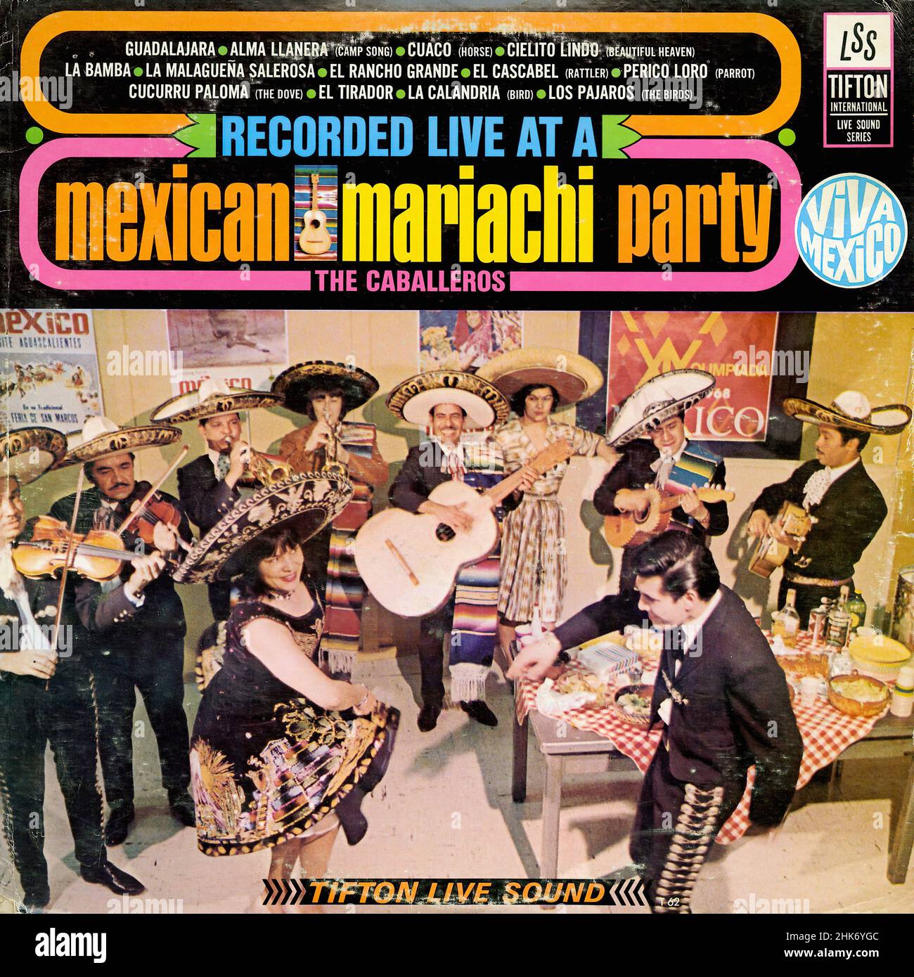 Mariachi Party Mexicano - Álbum Vinilo Vintage Fotografía de stock - Alamy