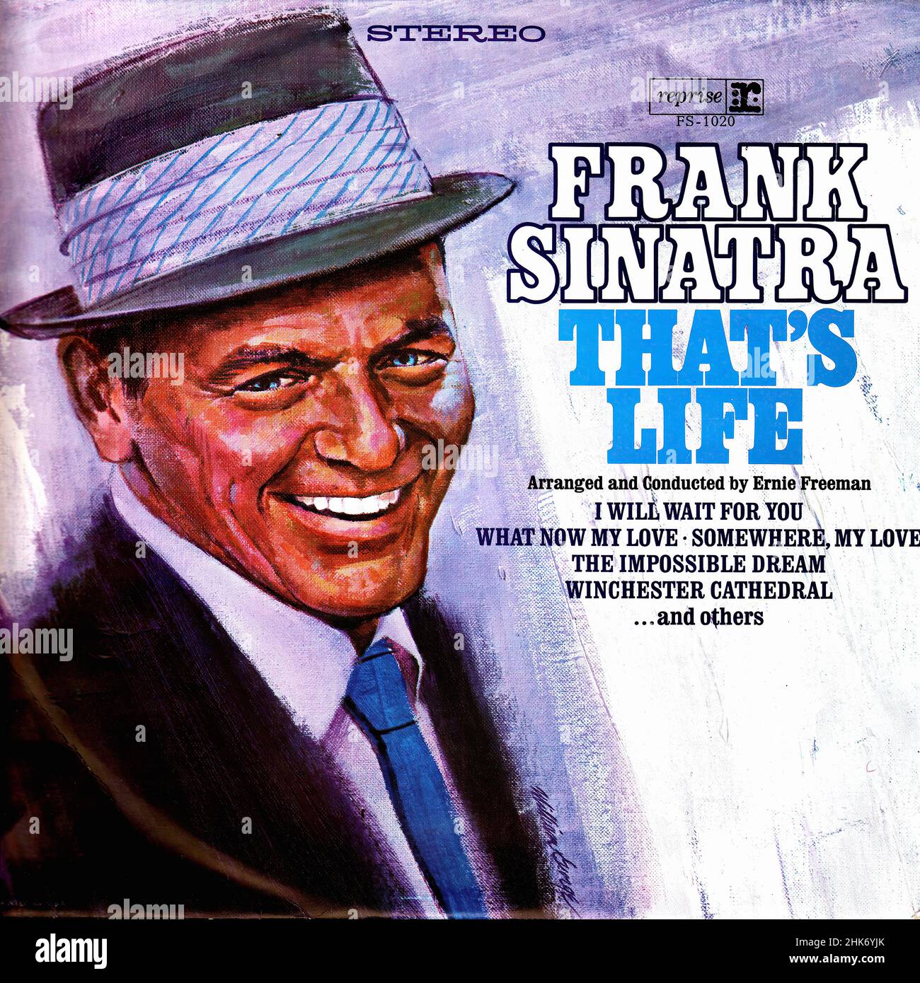 Vintage vinilo discográfico - Sinatra, Frank - Ese's Life - D - 1966 k Foto de stock