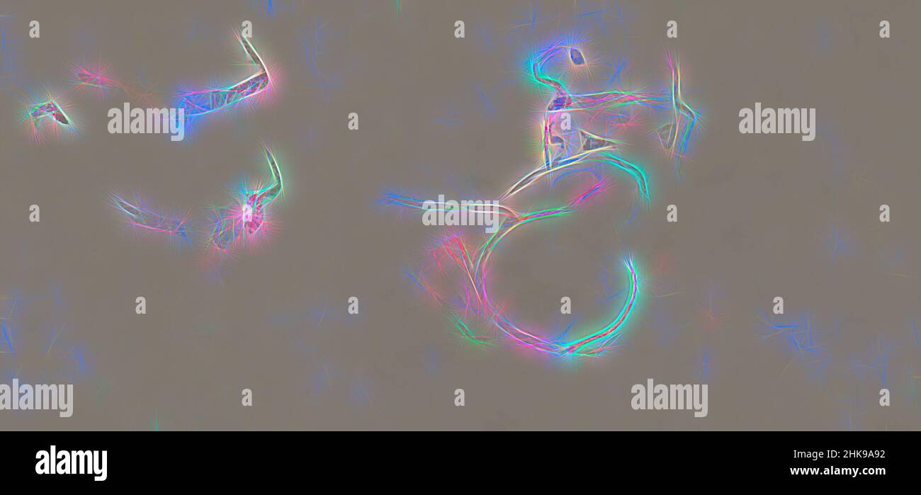 Inspirado por dos cabezas de hombre, Reimaginado por Artotop. Arte