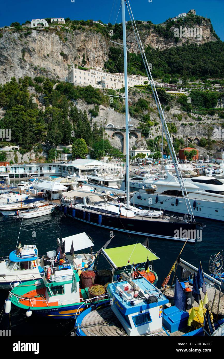 Marina,Amalfi,Campania,Italia,Europa Foto de stock