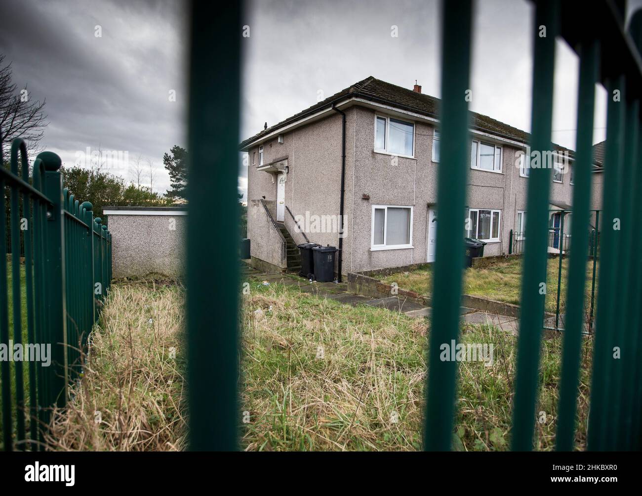 Queensbury, Reino Unido. 3rd Feb, 2022. La propiedad de Hillcrest en