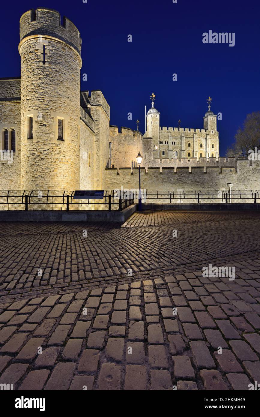 Tower of London, Tower Hill, Tower Hamlets, Londres, Reino Unido Foto de stock