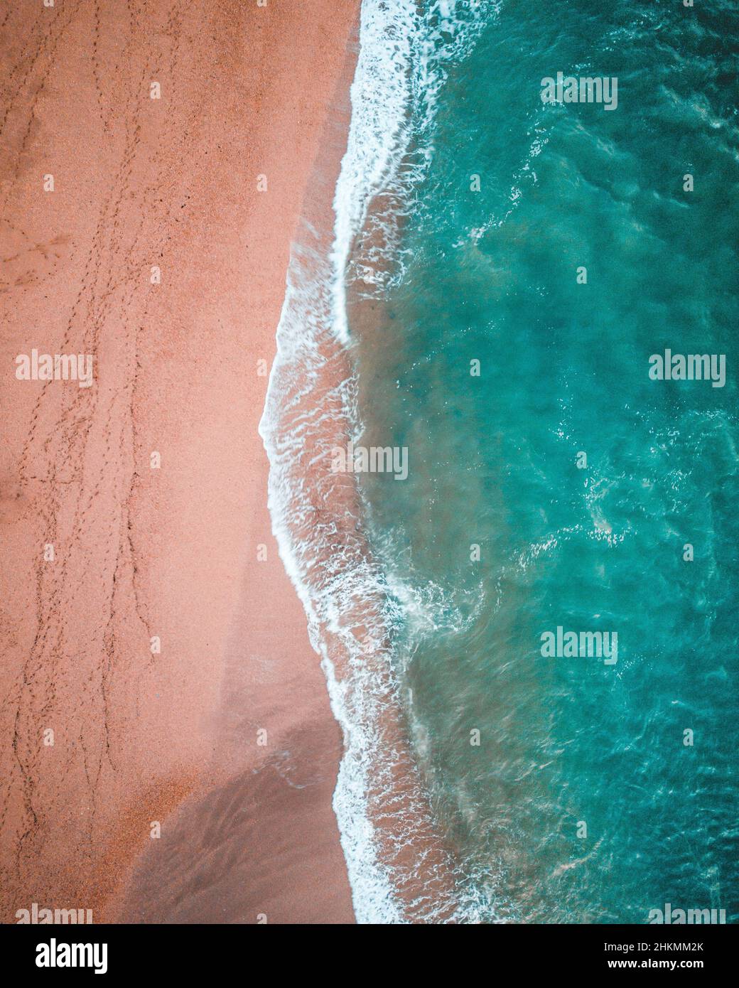 Blackpool Sands desde arriba Foto de stock