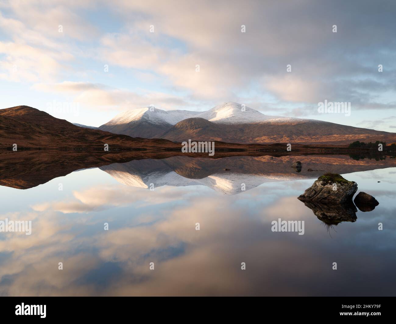 Lochan na h-Achlaise Foto de stock