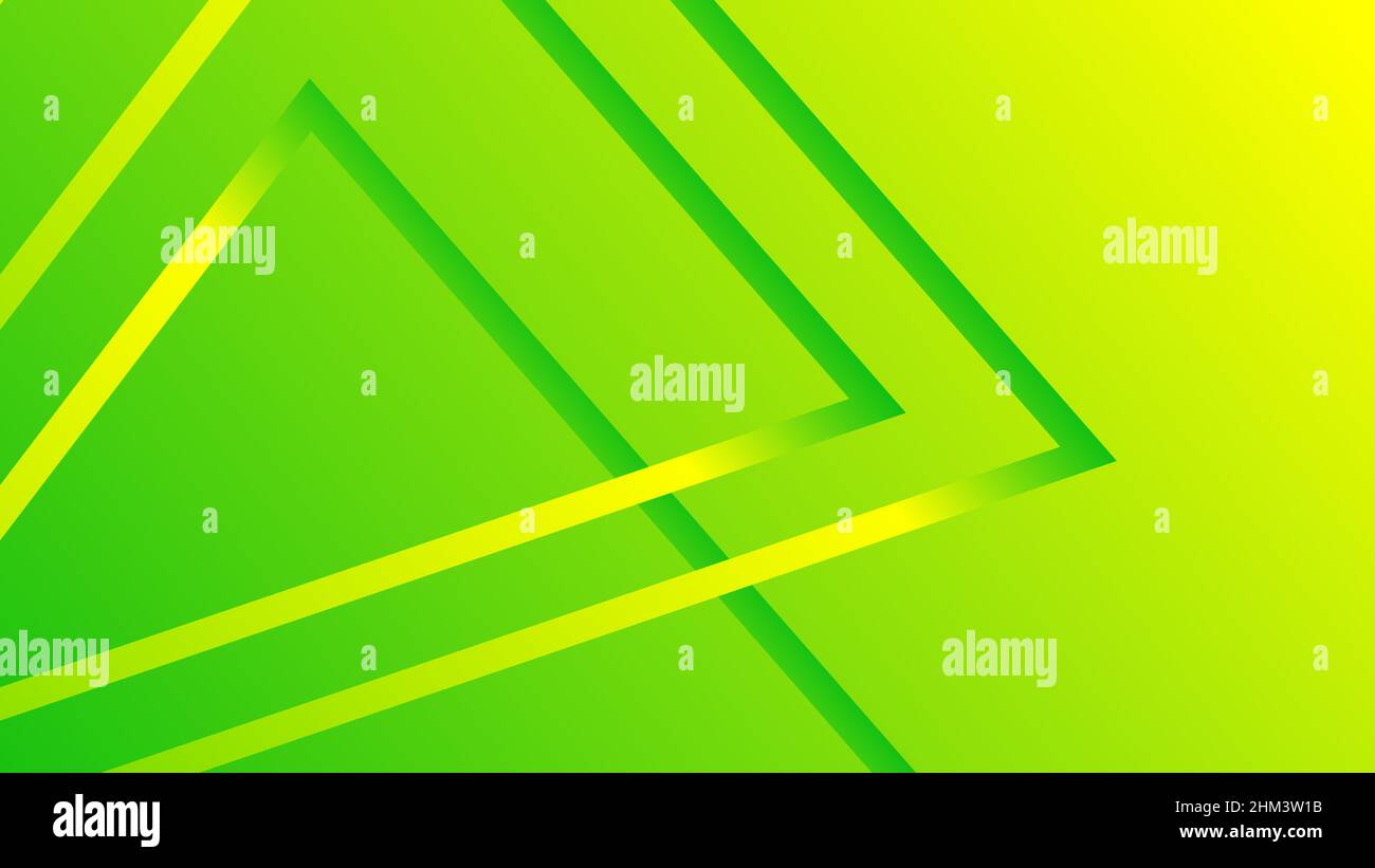 Fondo abstracto amarillo verde degradado con líneas rectas Ilustración del Vector