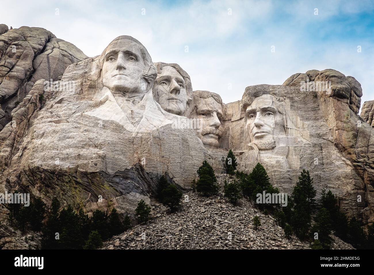 Monumento Nacional del Monte Rushmore Foto de stock