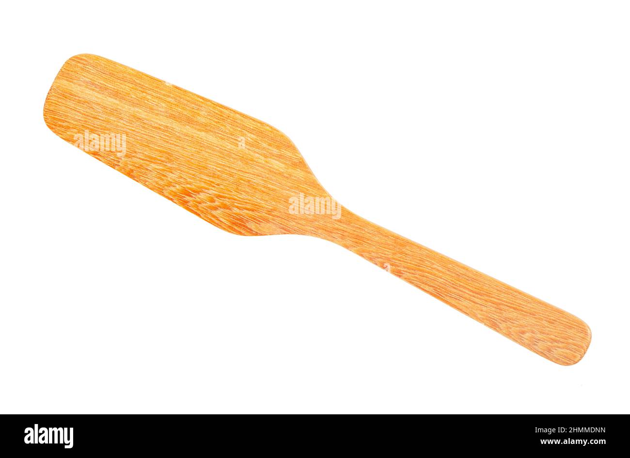 Paleta de madera, espátula de cocina para cocinar aislada sobre fondo  blanco, Guardar ruta de recorte Fotografía de stock - Alamy