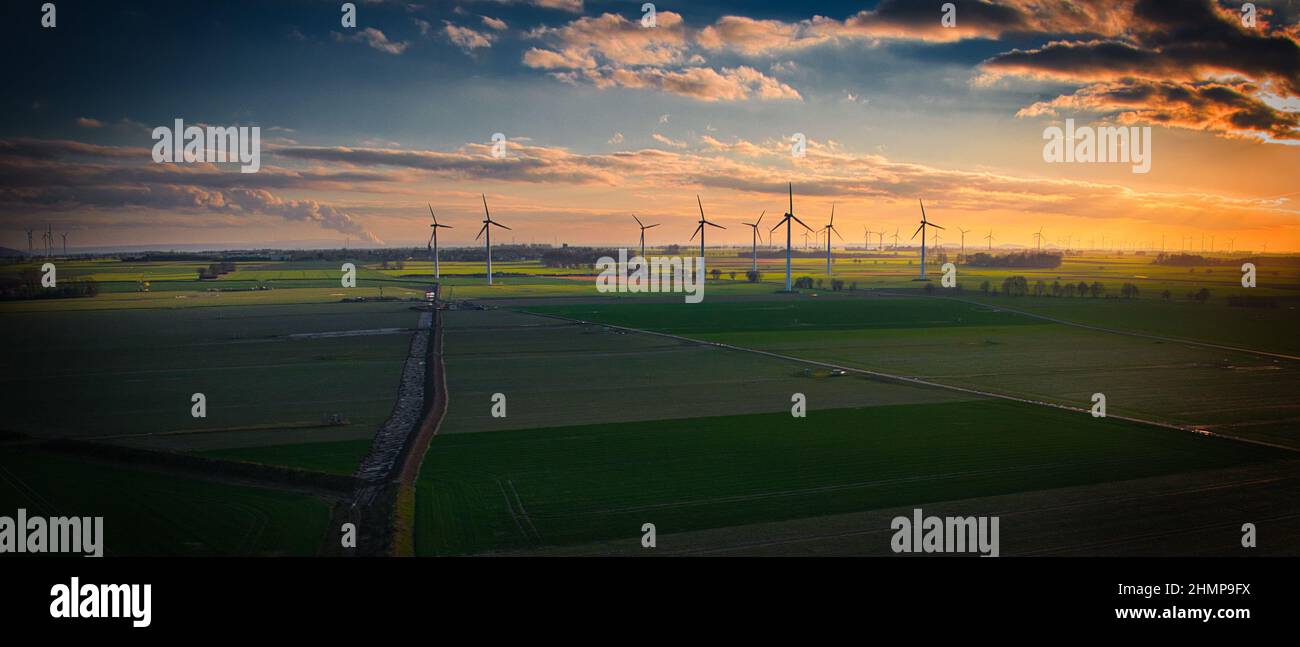 Windräder Foto de stock