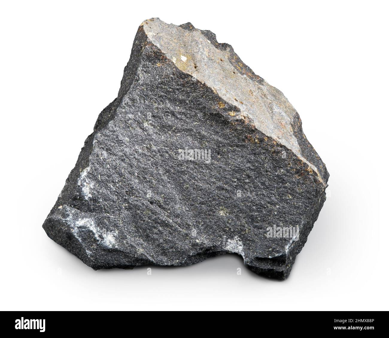 El basalto (roca ígnea) Foto de stock