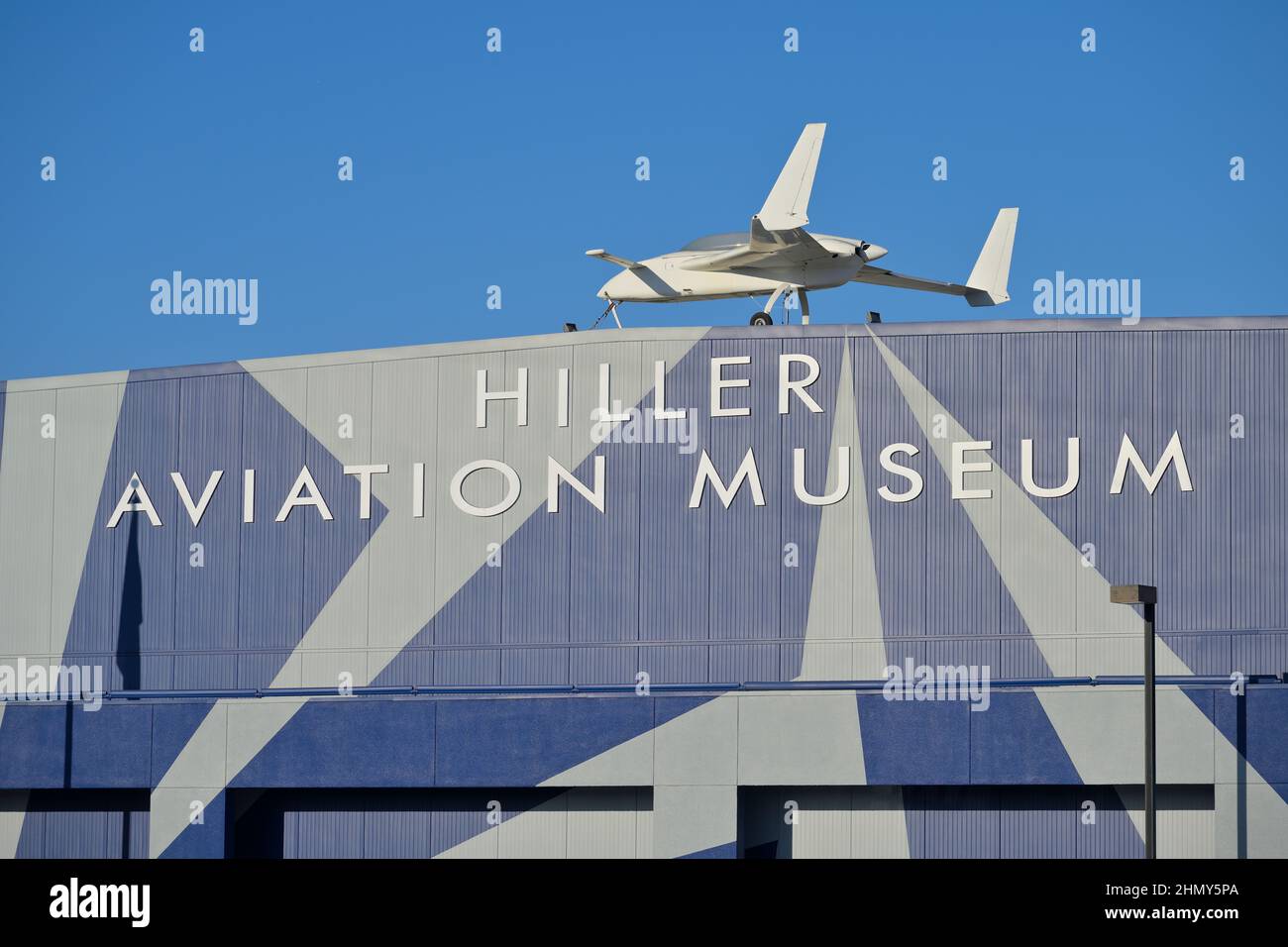 El Museo de Aviación de Hiller, San Carlos CA Foto de stock
