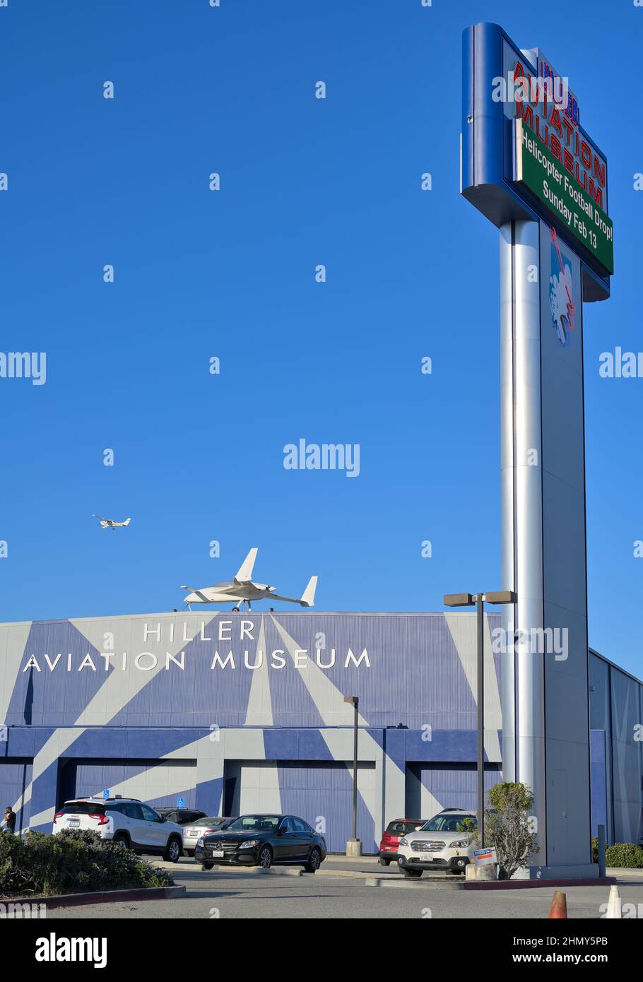 El Museo de Aviación de Hiller, San Carlos CA Foto de stock