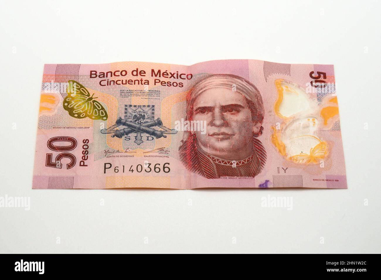 Billete de cincuenta (50) pesos, peso mexicano $ (MXN), México, América del  Norte Fotografía de stock - Alamy