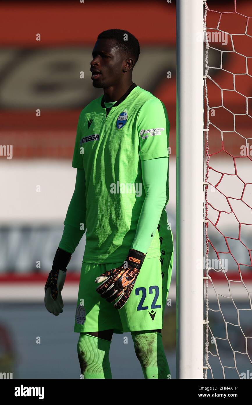 Ngagne Thiam Jogador Spal Durante Jogo Liga Italiana Serie Entre —  Fotografia de Stock Editorial © VincenzoIzzo #569111500