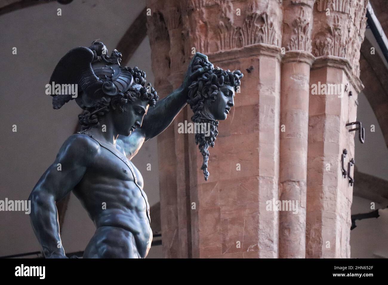 Florencia esculturas / escultura di Firenze Foto de stock