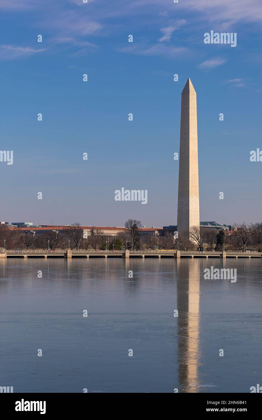 WASHINGTON, DC, EE.UU. - El Monumento a Washington. Foto de stock