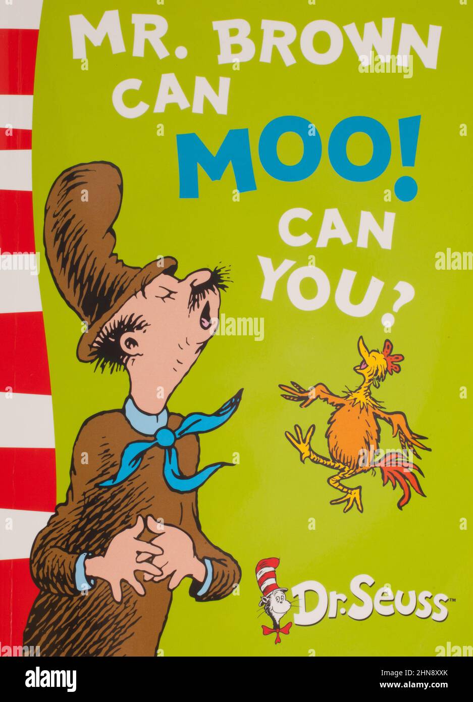 El libro, el Sr. Brown puede Moo puede por el Dr. Seuss Foto de stock