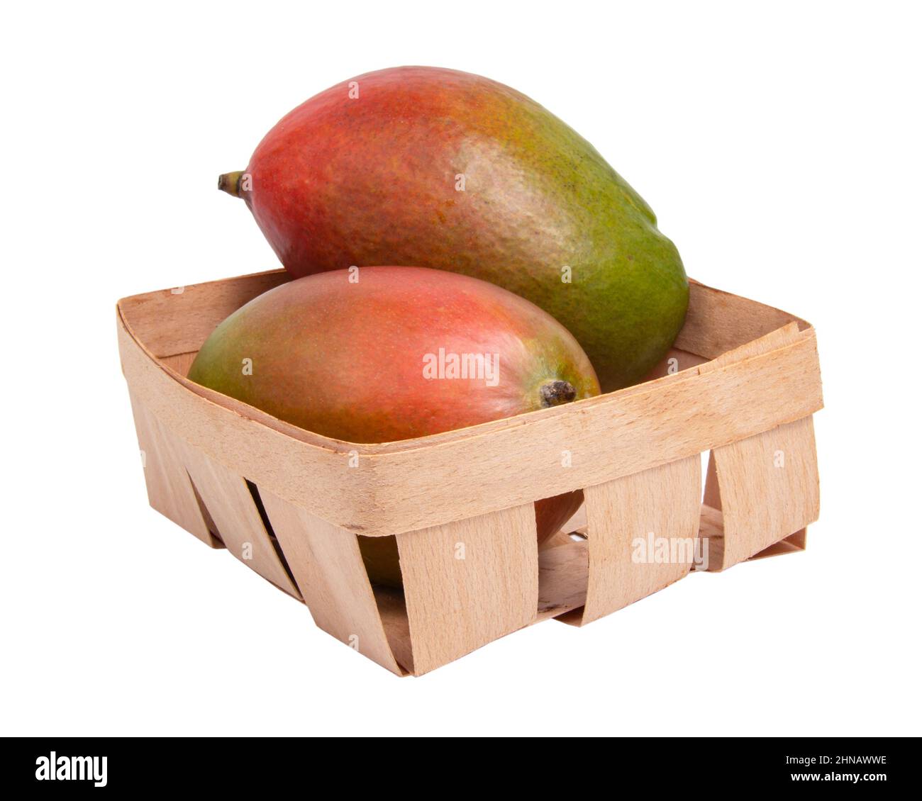 Canasta de mangos Imágenes recortadas de stock - Alamy
