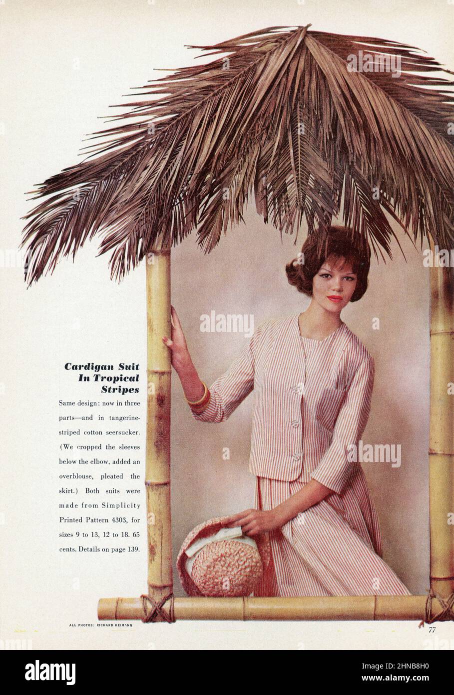 Revista 'Good Housekeeping' de enero de 1962, EE.UU Foto de stock