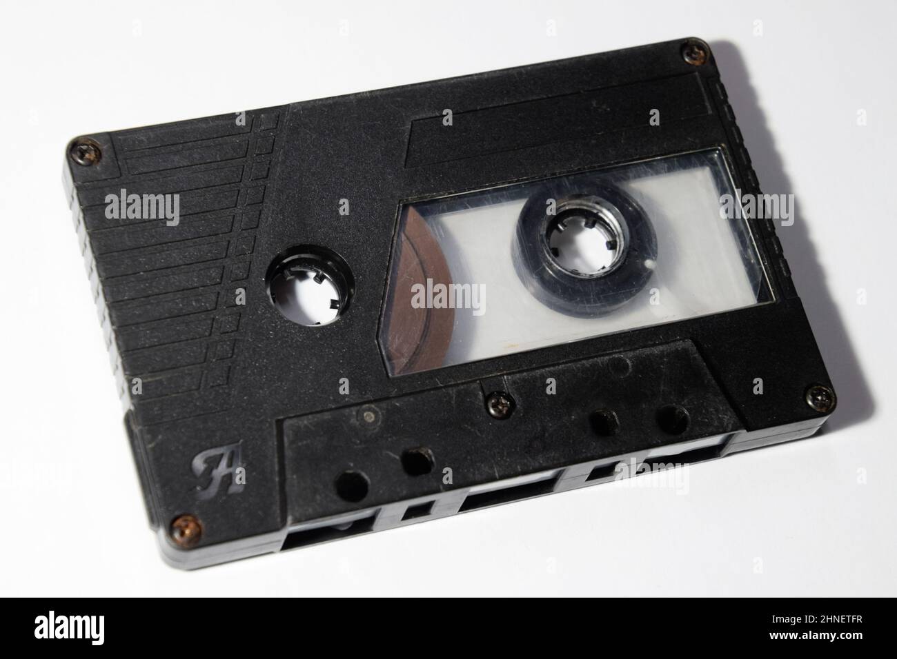 Casete de audio. Cassette compacto y de música retro para grabadora de  cintas Fotografía de stock - Alamy
