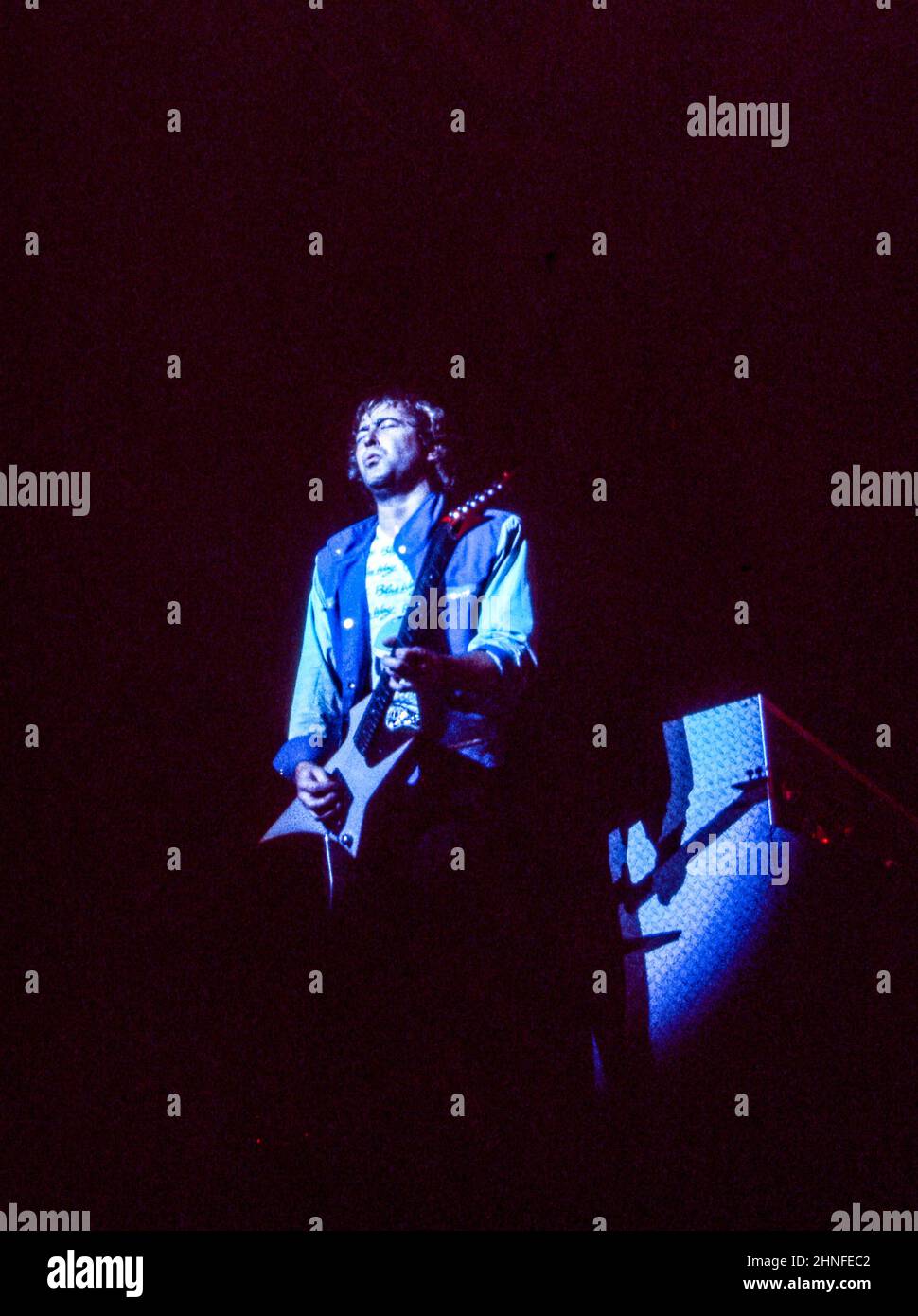 El guitarrista Mick Jones de la banda angloamericana Foreigner