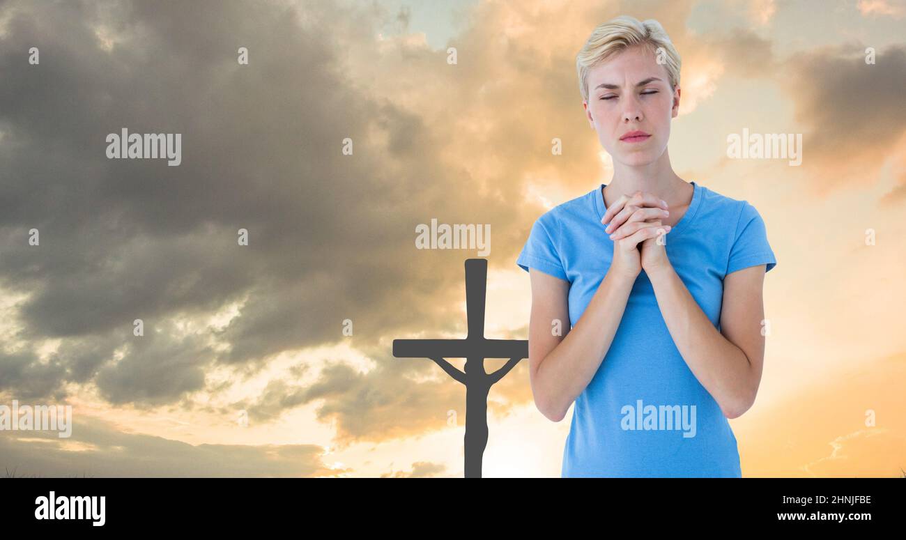 Orando de pie fotografías e imágenes de alta resolución Alamy