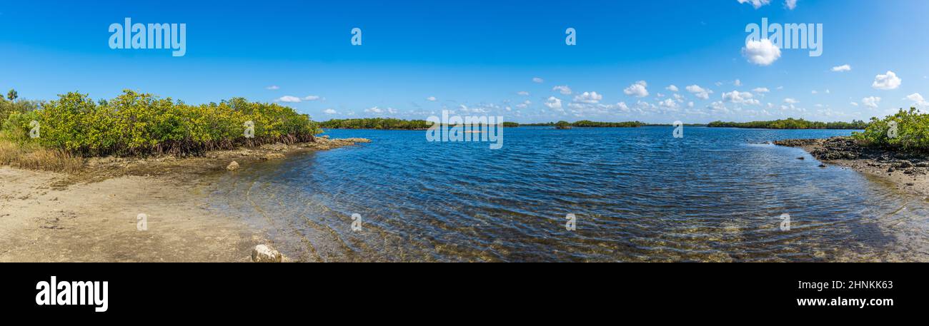 Panorama del Parque Comunitario Ozello - Crystal River, Florida, Estados Unidos Foto de stock