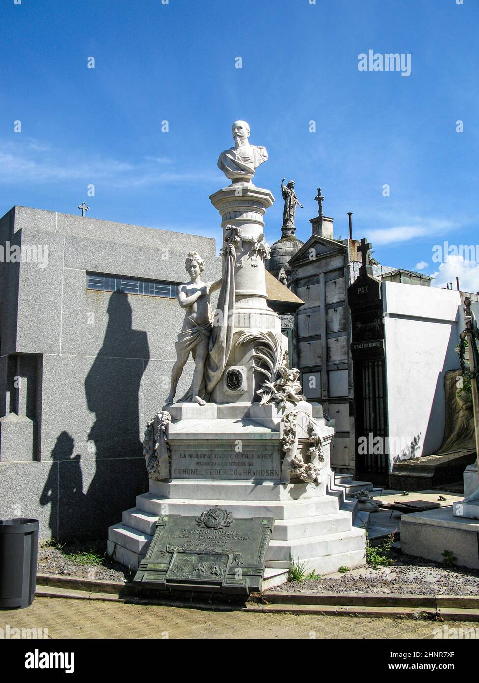 Cementerio de La Recoleta, Buenos Aires - Argentina Foto de stock