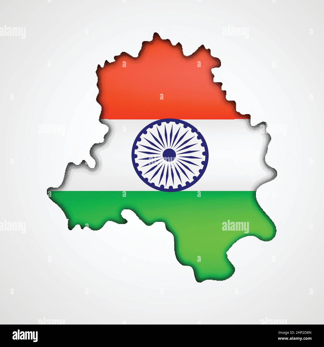 Mapa de Delhi, capital de la India Ilustración del Vector