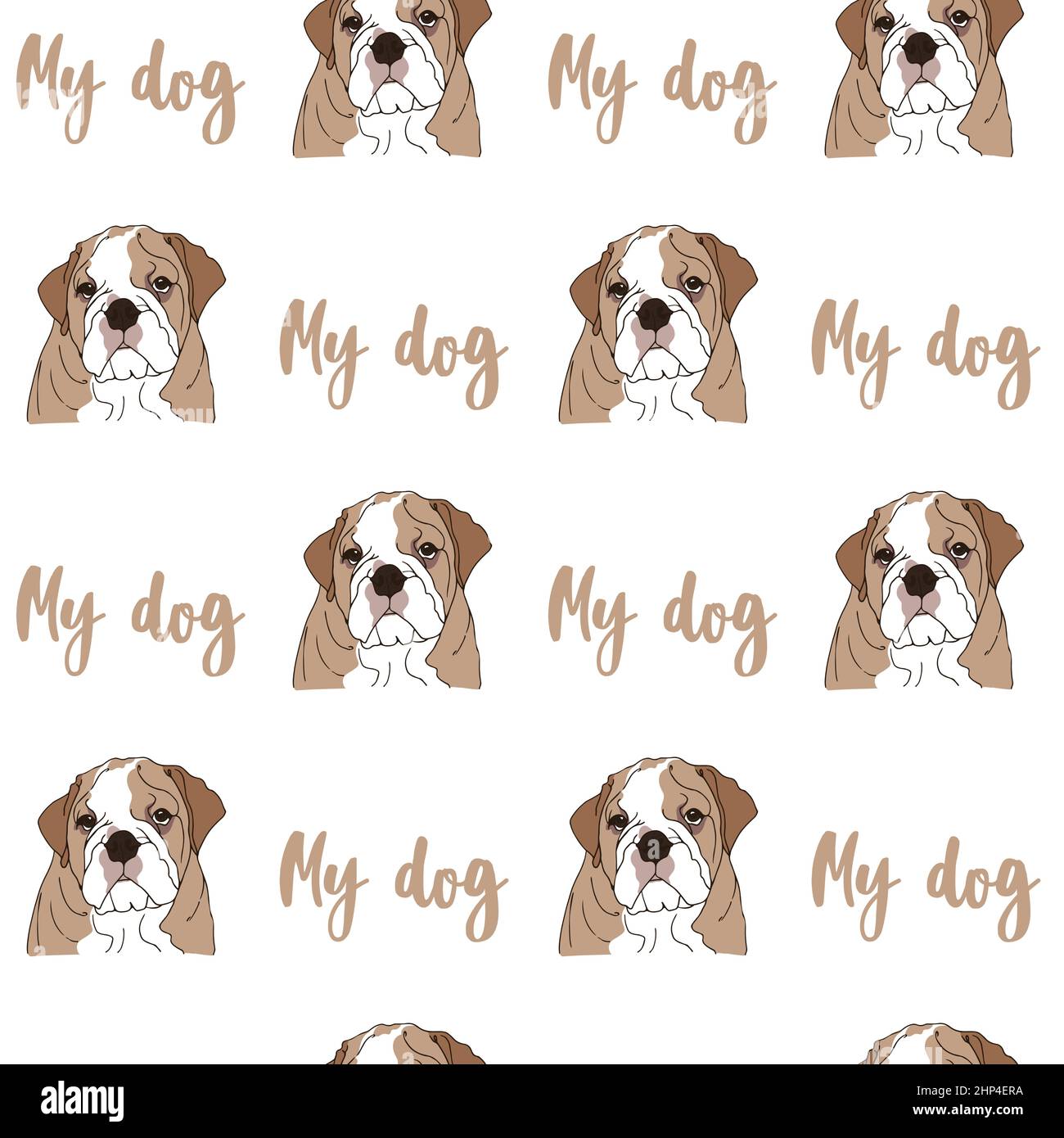 Mascota de perro toro Imágenes vectoriales de stock - Alamy